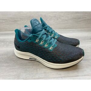 Nike Air Women's Zoom Pegasus 35 Teal Dark Grey Running 8 Casual Shoes